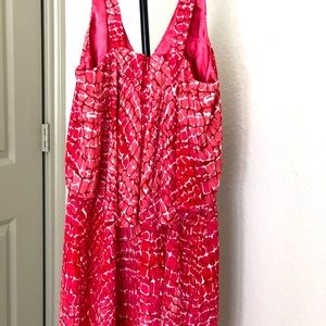 Red summer dress